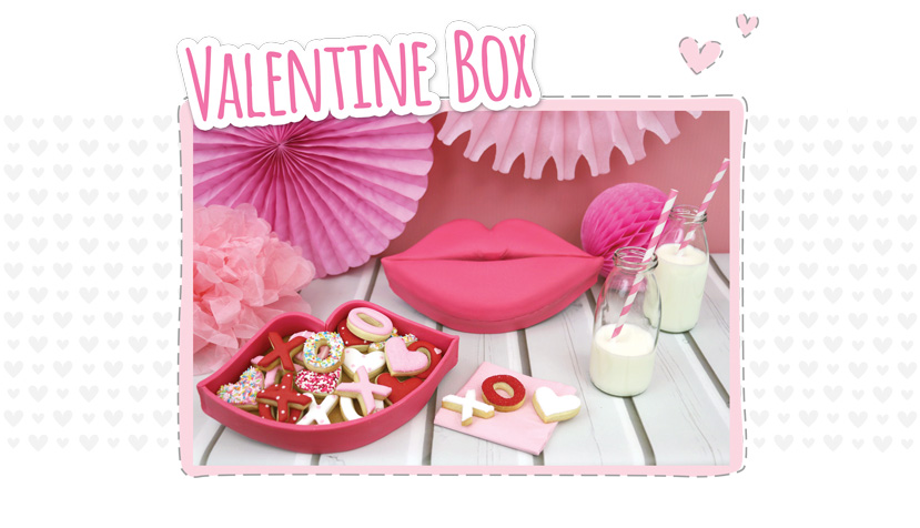 Boîte pour la Saint Valentin en biscuit - tutoriel
